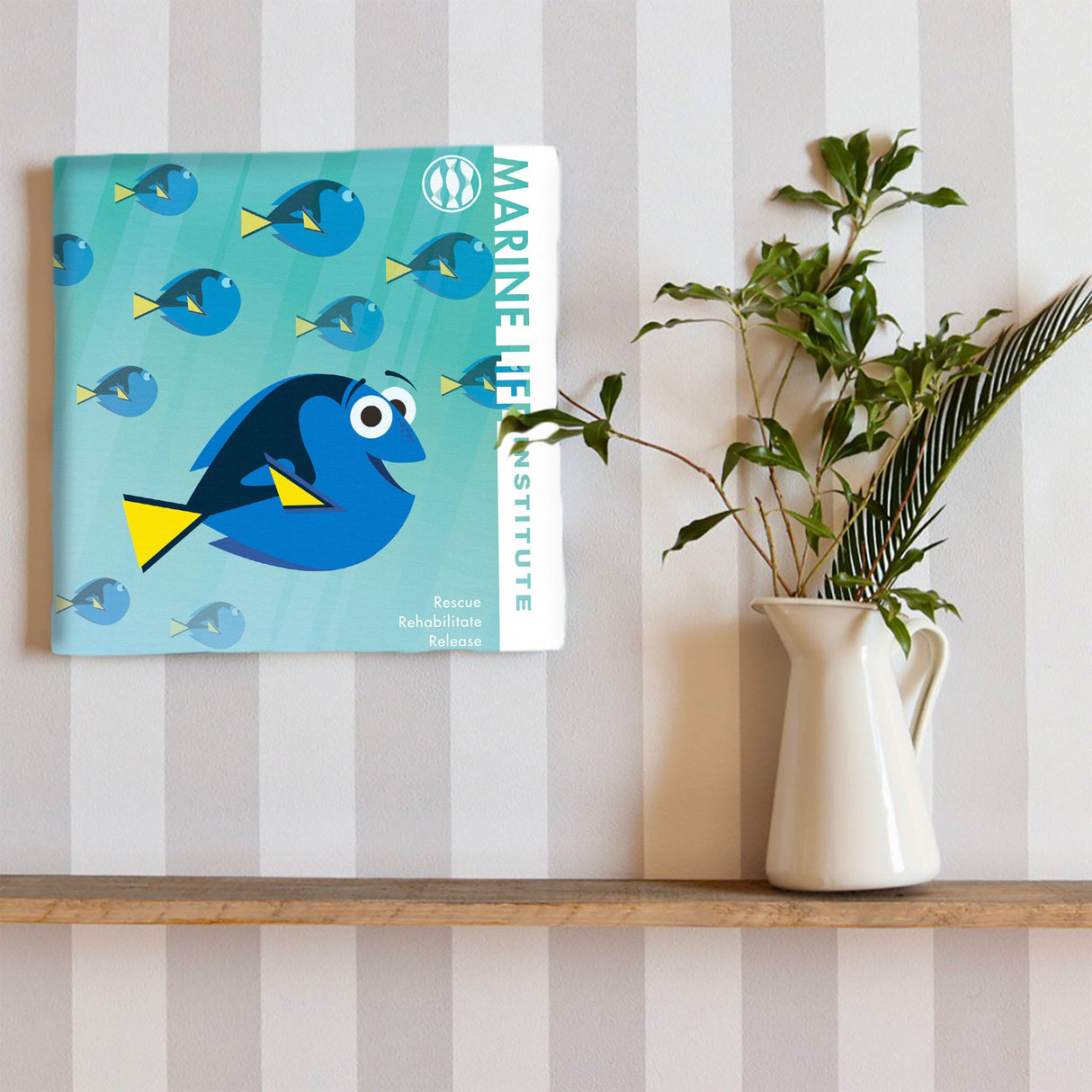 Finding Dory fabric panel miscellaneous goods poster Marlin Dory