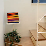 Striped interior, fabric panel poster art pop-0003