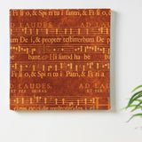 Musical score motif interior, fabric panel wall art pop-0012