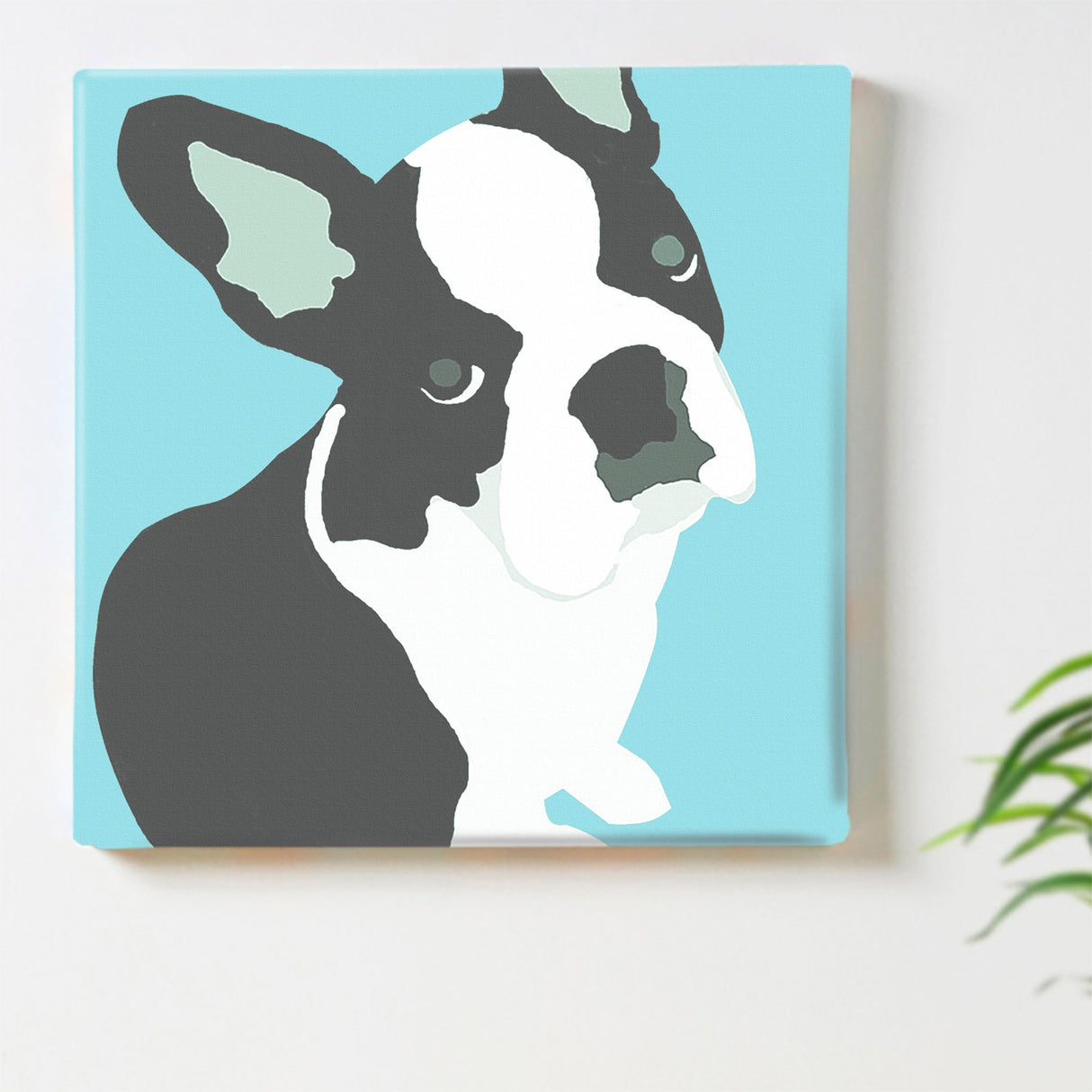 Animal motif, French bulldog interior accessories Art Goods pop-0030-blu