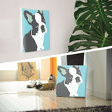 Animal motif, French bulldog interior accessories Art Goods pop-0030-blu