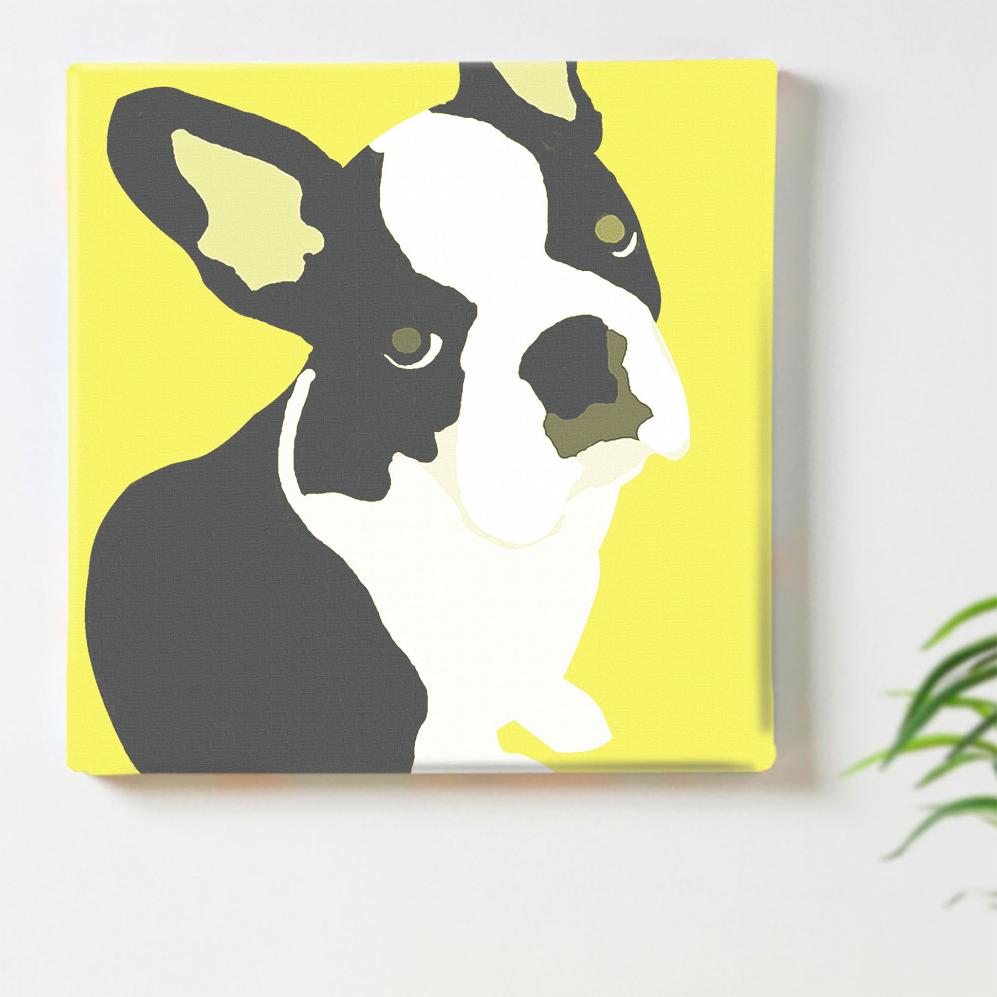 French bulldog motif wall decoration, interior poster art pop-0030