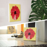 Flower motif fabric panel interior goods pop-0031-ye