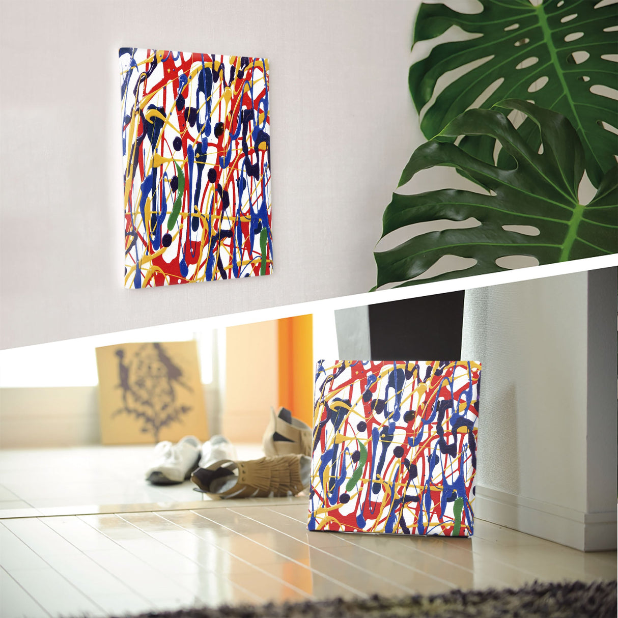 Modern design fabric board poster art pop-0050