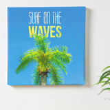 Palm tree art panel, small items, interior decoration, pop-0088