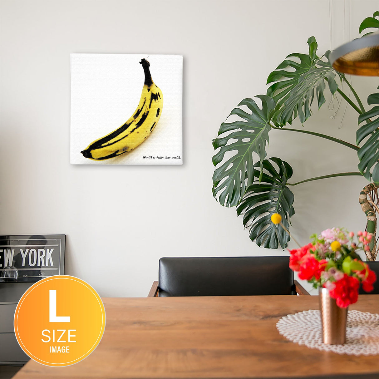 Banana wall art Interior goods Art Simple modern pop-0091