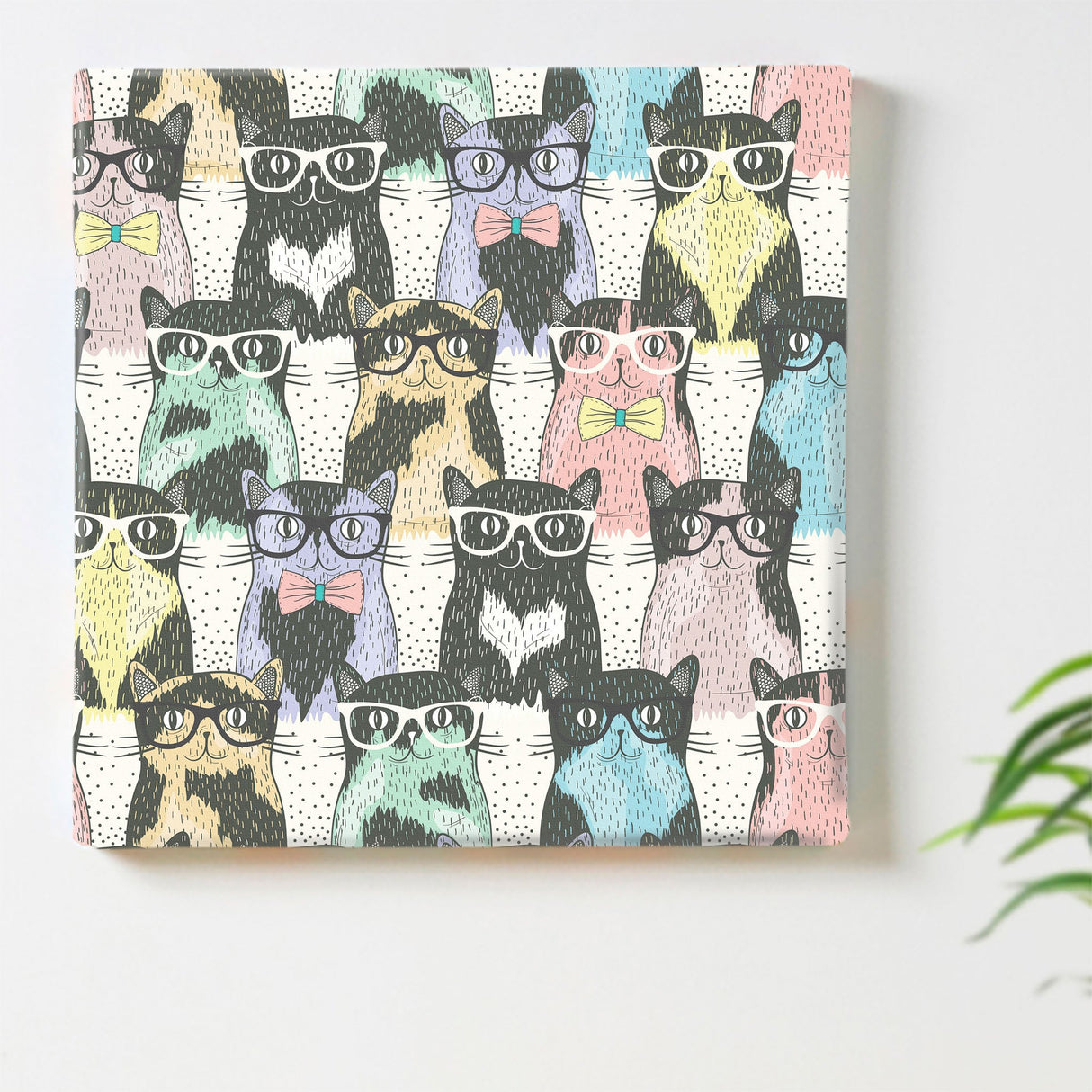 Cat interior accessories Fabric art