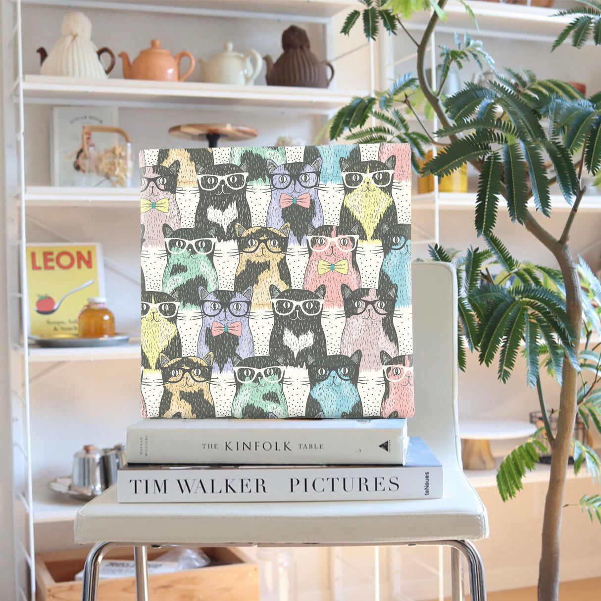 Cat interior accessories Fabric art