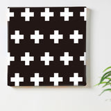 Geometric pattern fabric panel interior goods art simple modern pop-0104-bk