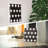 Geometric pattern fabric panel interior goods art simple modern pop-0104-bk