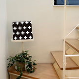 Geometric pattern fabric panel interior goods art simple modern pop-0104-bk