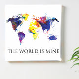 World map wall art Interior goods Art Pop art pop-1610-002