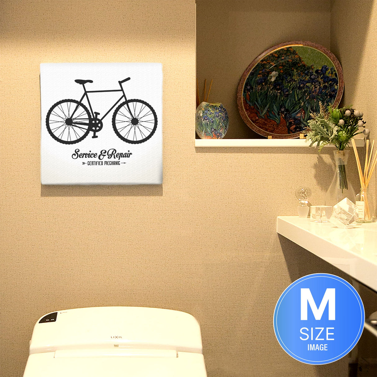 Bicycle wall decor interior goods pop-1610-011