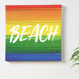 Rainbow wall art interior decoration art Hawaii BEACH popa-1703-02