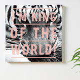 Tiger fabric board Interior goods Art Typography popa-1705-04