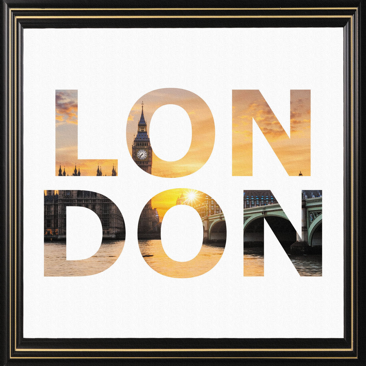 London Art Panel Interior Goods Art Panel Canvas popa-1712-07-01