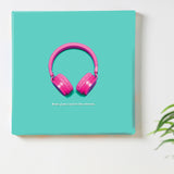 Headphone art panel Interior goods Art panel Canvas popa-1801-002