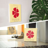 Hibiscus fabric panel Interior goods Art panel Canvas popa-1803-002