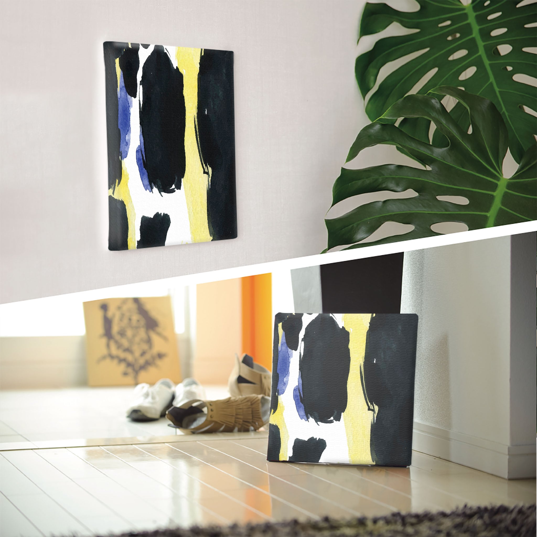 幾何学模様のファブリックパネル インテリア雑貨 アートパネル