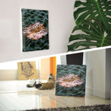 [Charity included] Wall decor by the hermit photographer Sakakibara Interior goods Shiga Prefecture The power of art Nature Fallen leaves skbr-0004