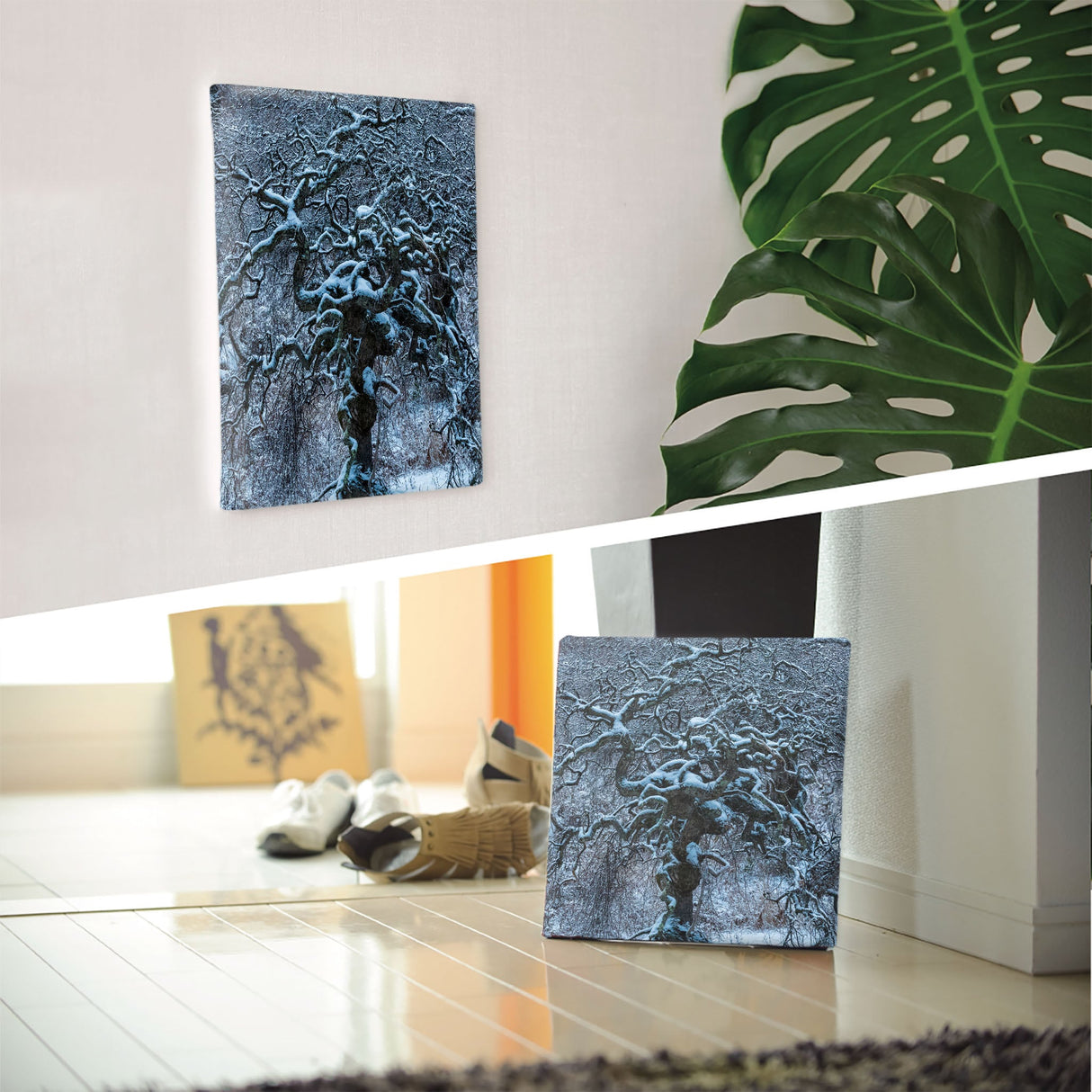 [With Charity] Wall Art by Sennin Photographer Sakakibara Interior Goods Nagano Prefecture The Power of Art Nature Winter skbr-0020