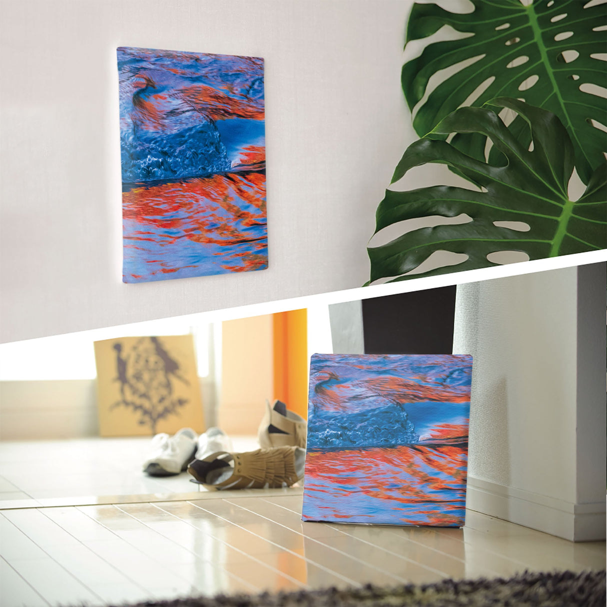 [With Charity] Art Panel by Sennin Photographer Sakakibara Interior Goods Aichi Prefecture The Power of Art Nature Water Surface skbr-0023