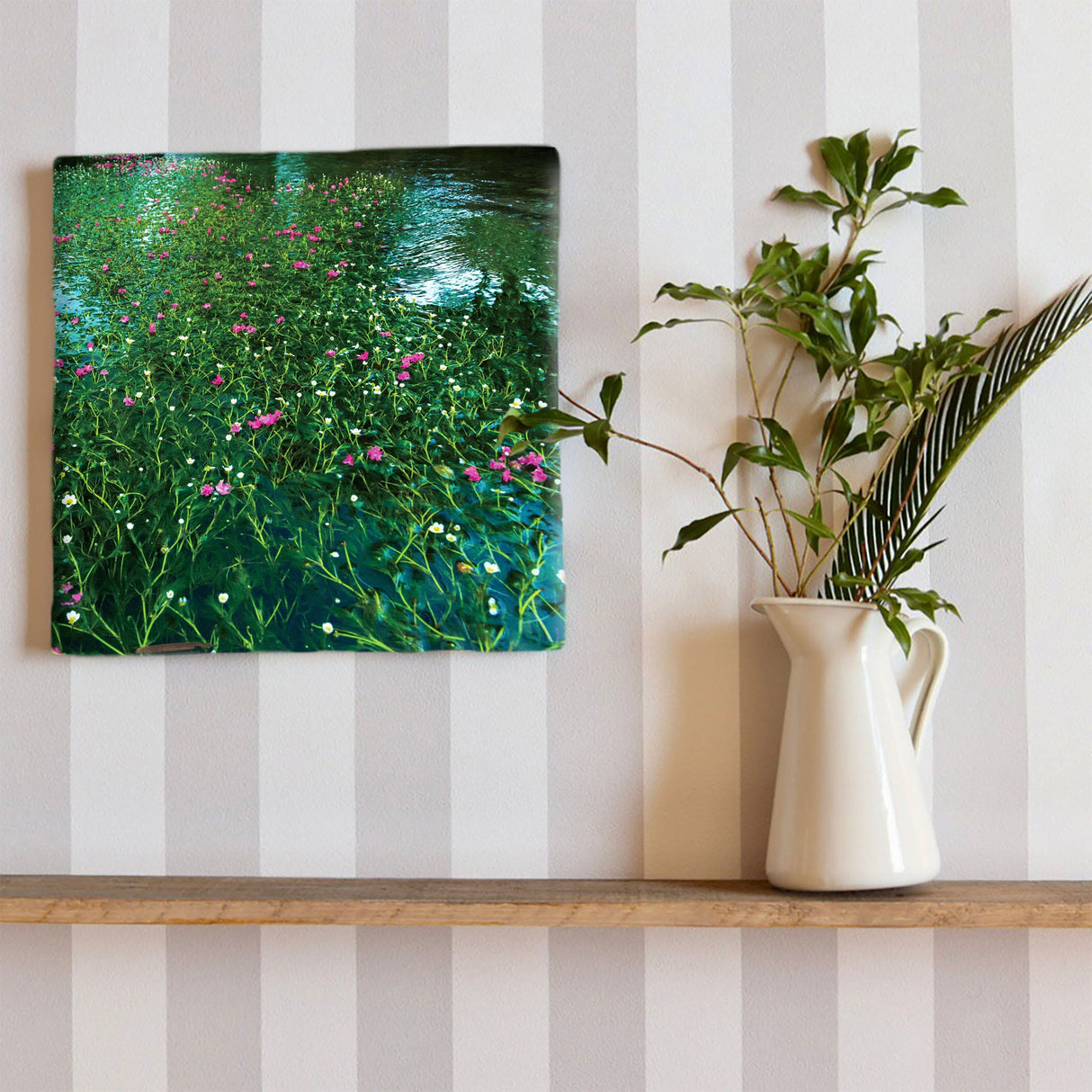 [Charity included] Wall art by Sennin Photographer Sakakibara Interior goods Shiga Prefecture The power of art Nature Flowers skbr-0036