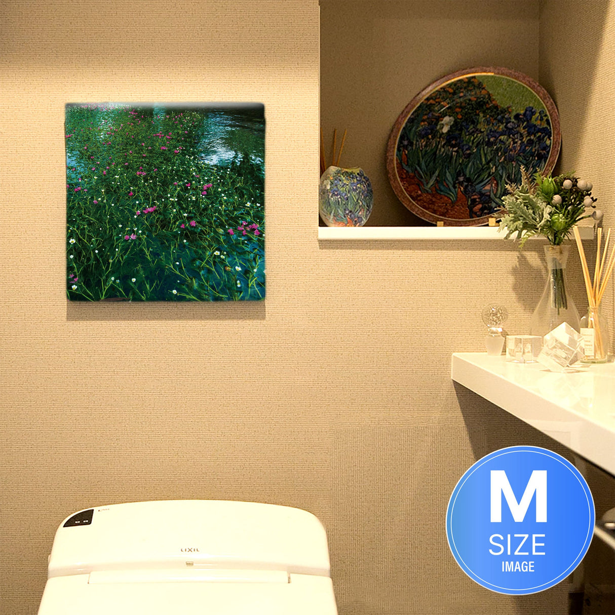 [Charity included] Wall art by Sennin Photographer Sakakibara Interior goods Shiga Prefecture The power of art Nature Flowers skbr-0036