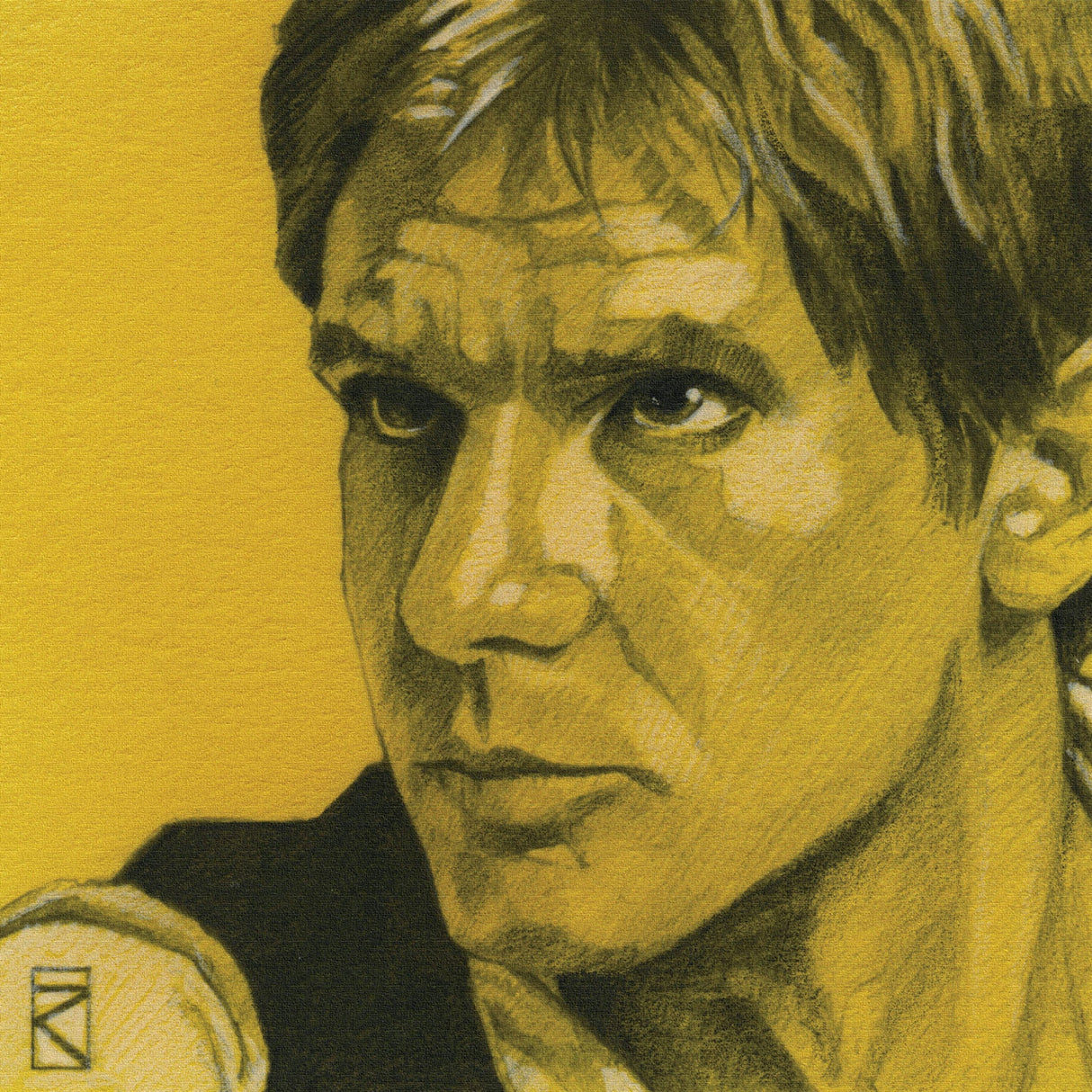 Han Solo fabric panel interior art miscellaneous goods stw-0011