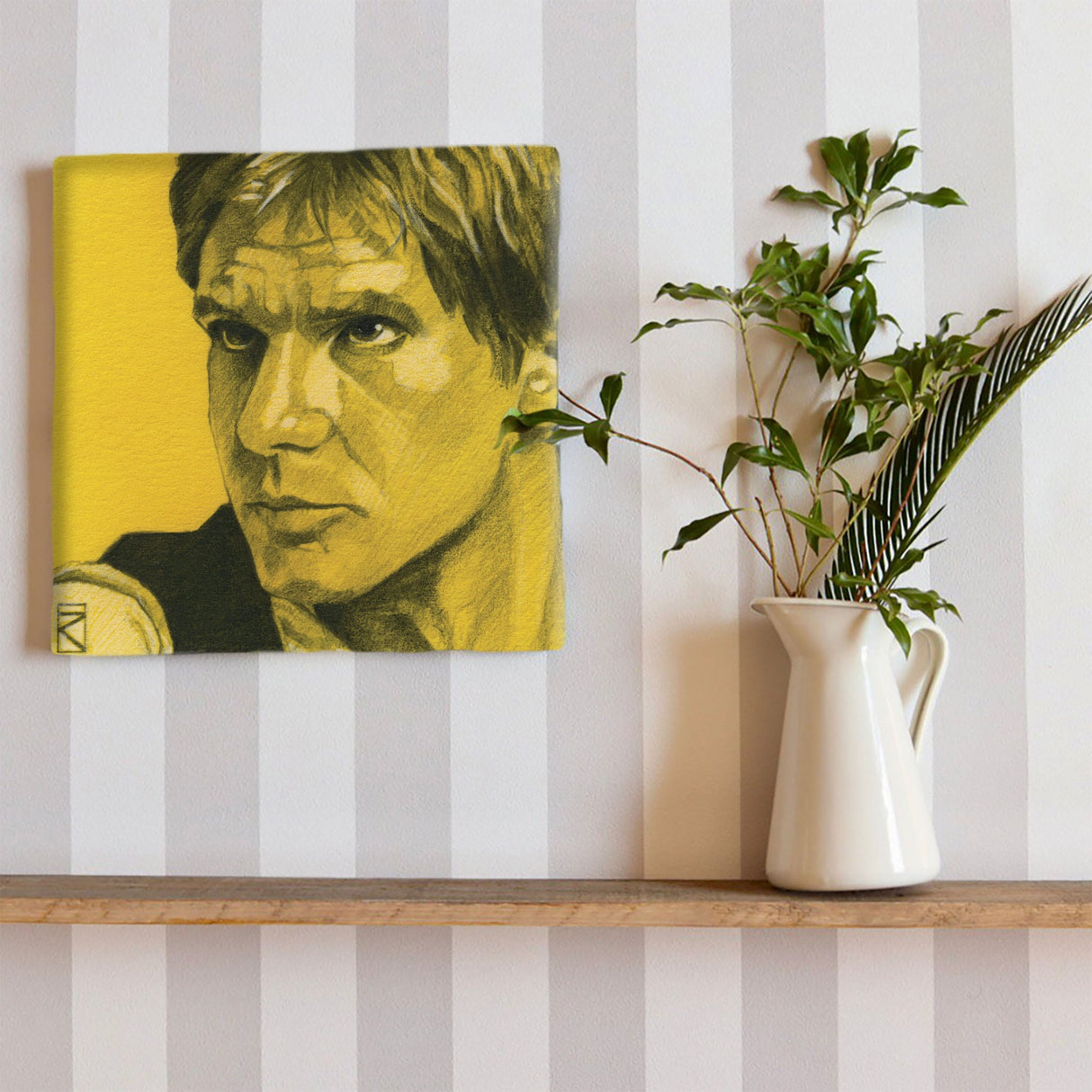 Han Solo fabric panel interior art miscellaneous goods stw-0011