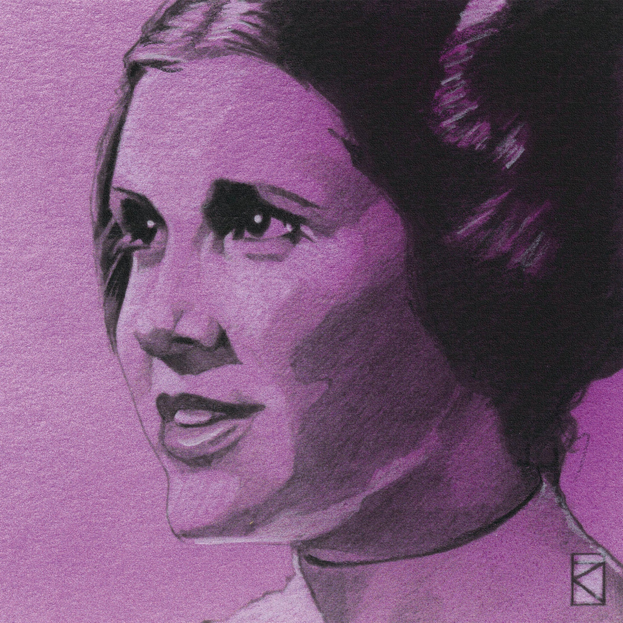 Leia Organa art panel interior art miscellaneous goods stw-0012