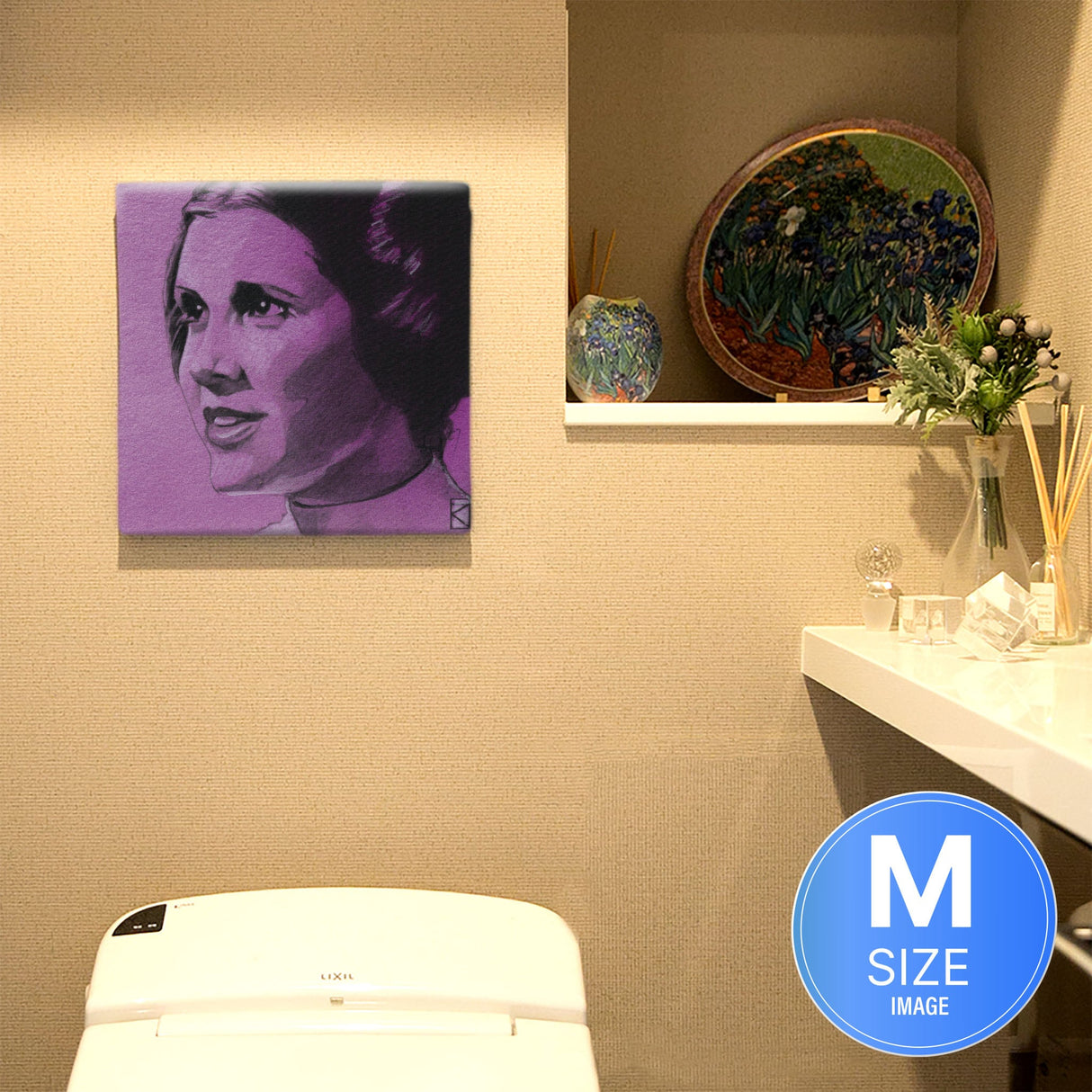 Leia Organa art panel interior art miscellaneous goods stw-0012