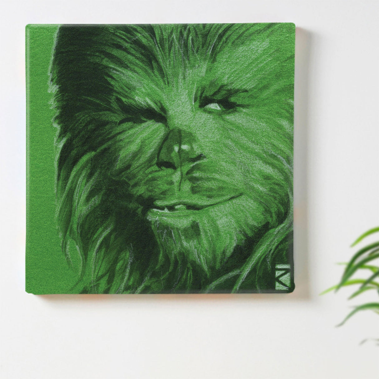 Chewbacca Art Board Interior Art Goods stw-0014