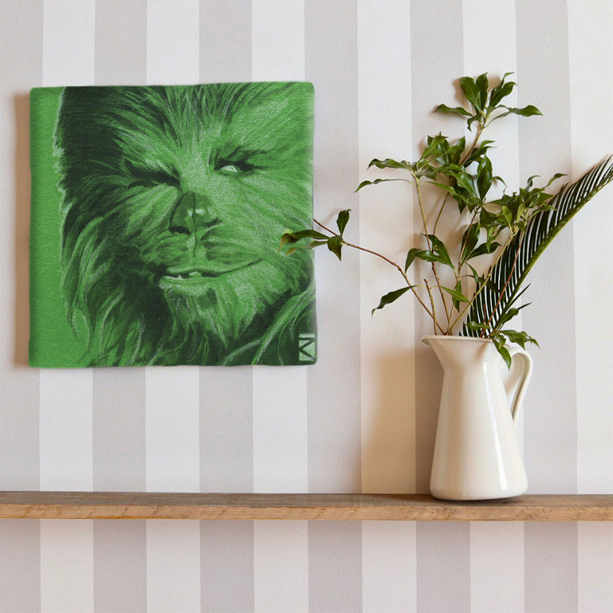 Chewbacca Art Board Interior Art Goods stw-0014