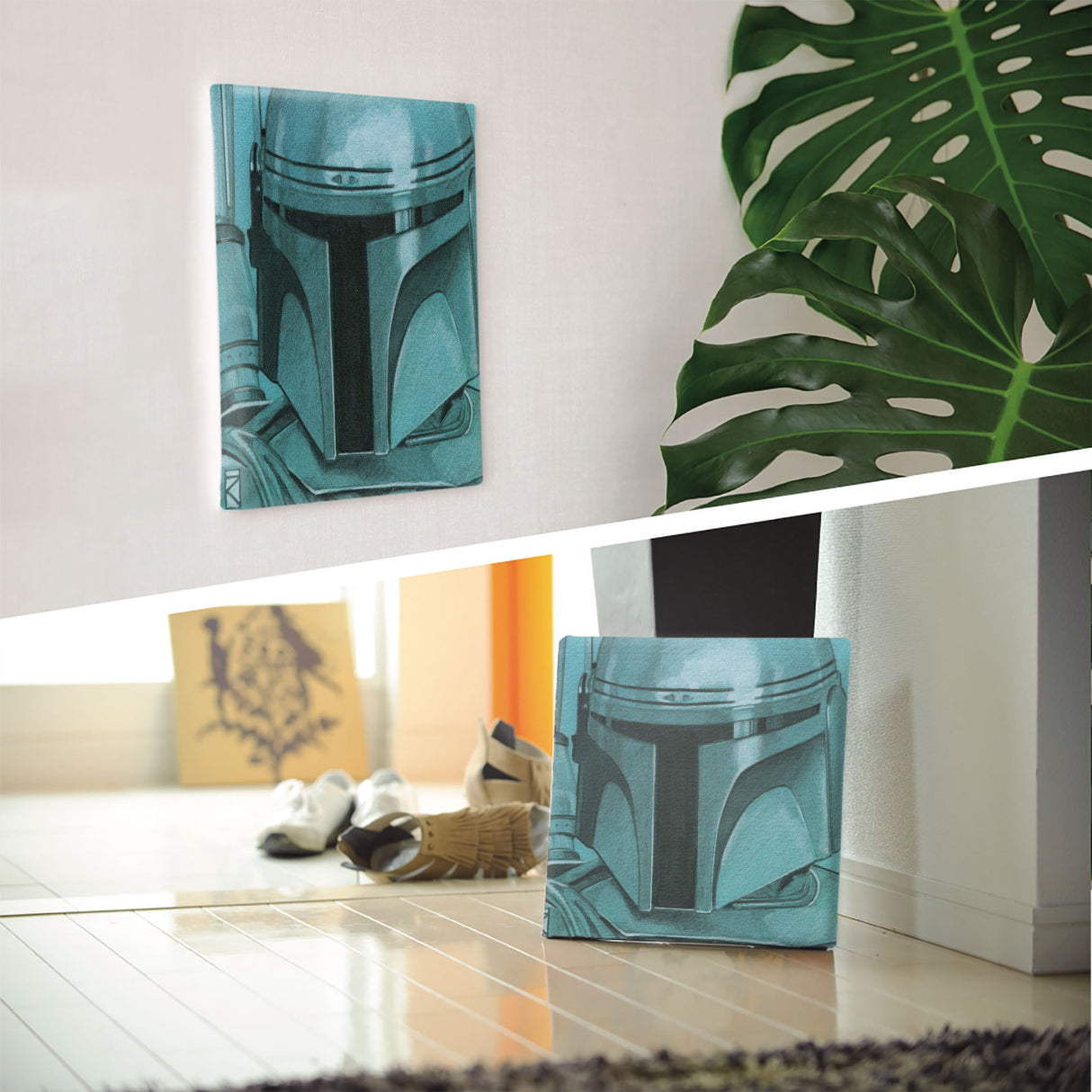 Boba Fett fabric panel interior art miscellaneous goods stw-0021