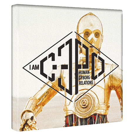 「C3PO」スターウォーズのファブリックボード インテリア アート 雑貨 stw-0033