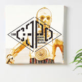 "C3PO" Star Wars fabric board interior art miscellaneous goods stw-0033