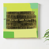 Typography wall hanging, fabric panel photo wall hanging typ-0030