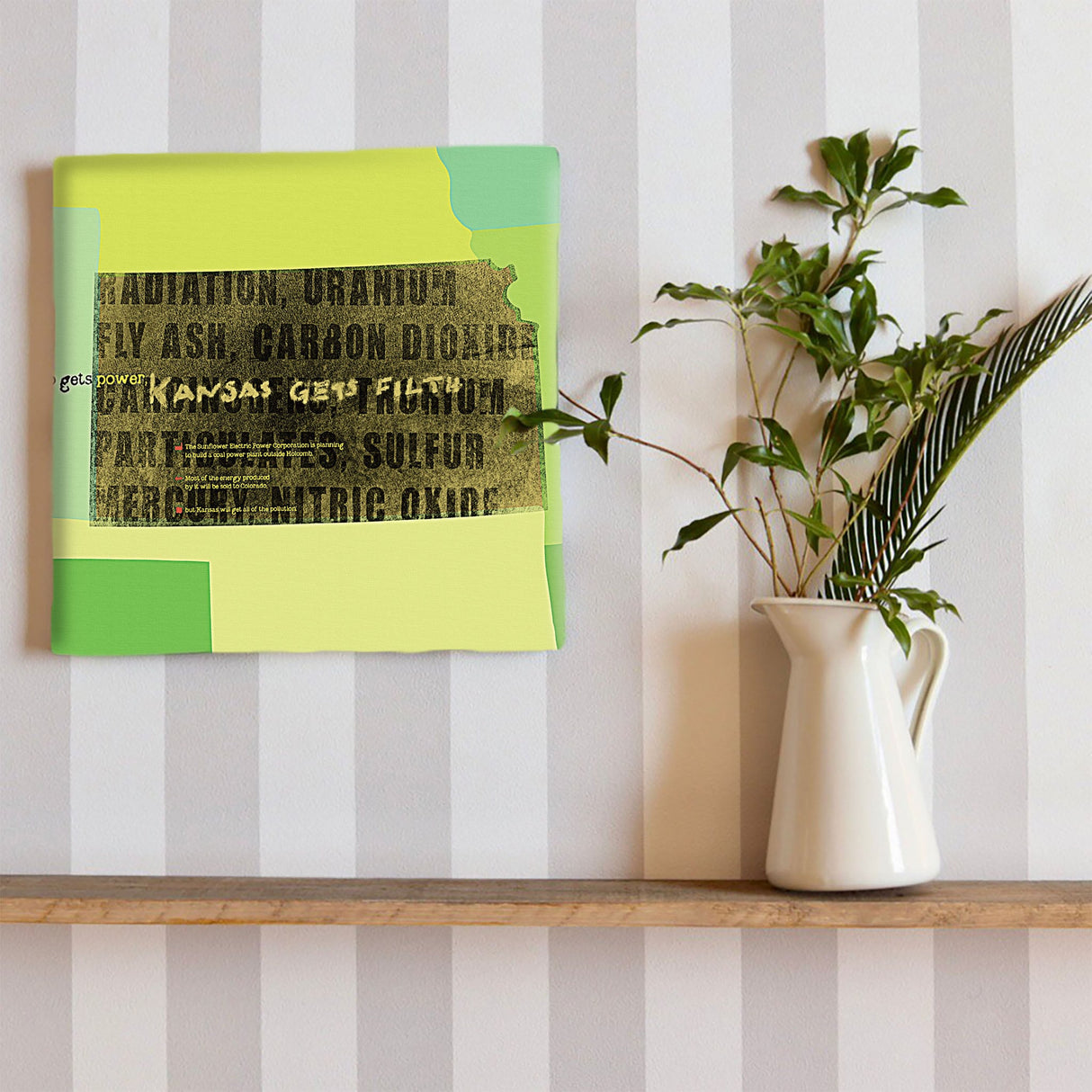 Typography wall hanging, fabric panel photo wall hanging typ-0030