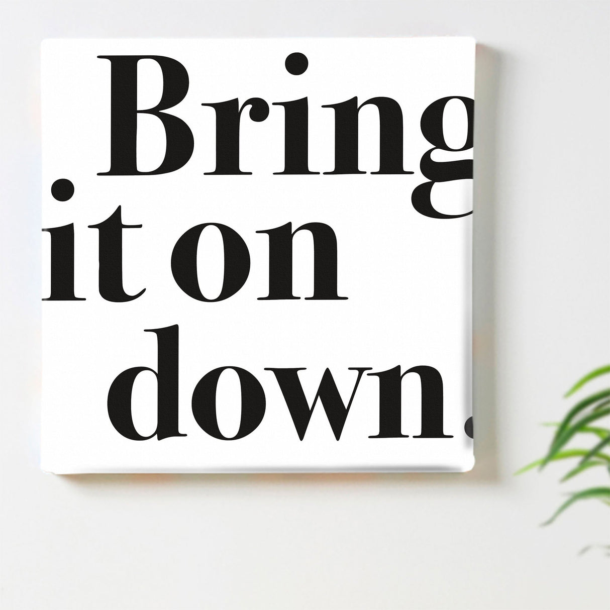 Typography fabric board Interior goods Art Pop art Simple typ-1611-001
