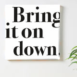 Typography fabric board Interior goods Art Pop art Simple typ-1611-001