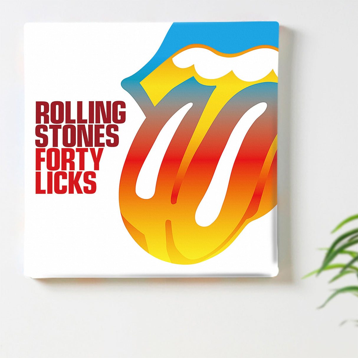 Rolling Stones fabric panel photo art unv-0009