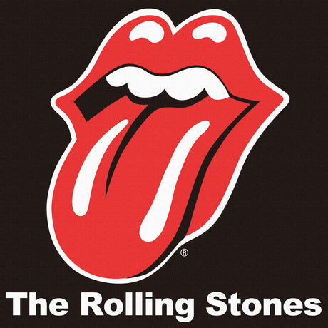 Rolling Stones Fabric Panel Wall Art unv-0013-bk