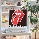 Rolling Stones Fabric Panel Wall Art unv-0013-bk