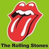 Rolling Stones fabric panel for single living interior unv-0013-grn