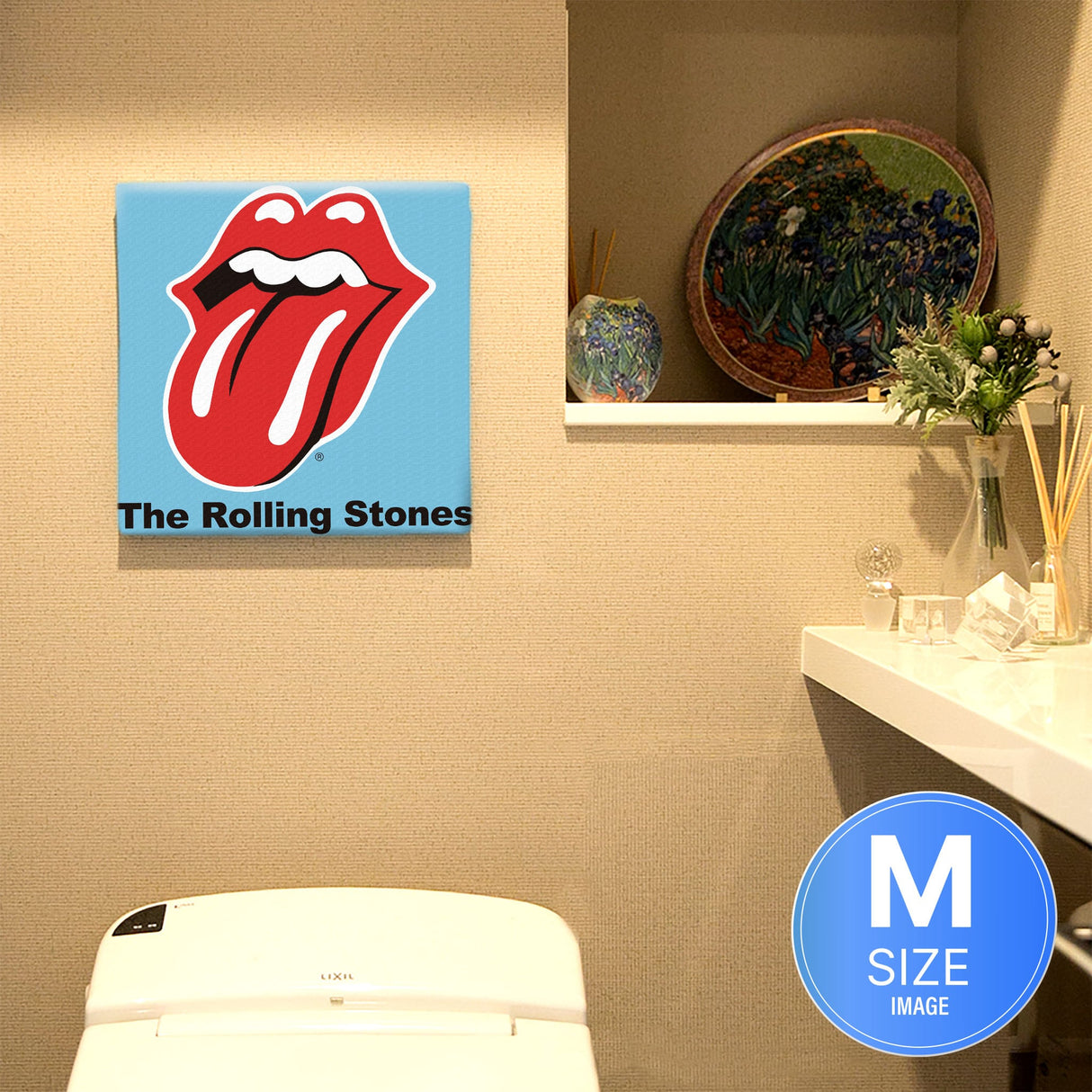 Rolling Stones Fabric Panel Poster Art unv-0013-lblu