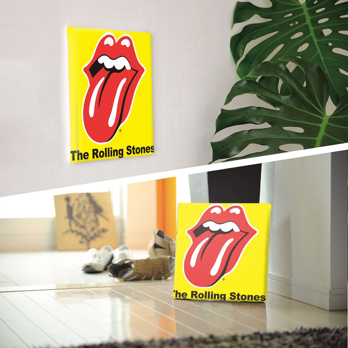 Rolling Stones fabric panel unv-0013-ye