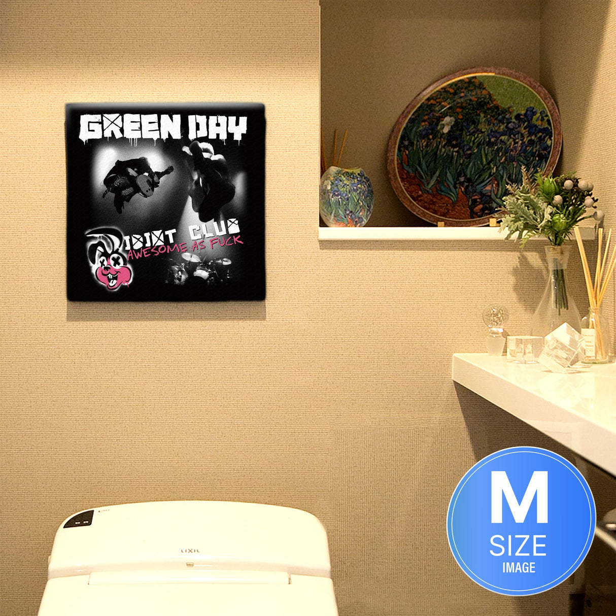 GreenDay(グリーン・デイ)のファブリックパネル 壁掛け アート unv-0014